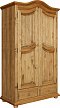Шкаф двухдверный Лотос Б-2190 с ящиками, сосна натуральная