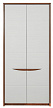 Шкаф для одежды Монако П542.01 Дуб Саттер/Белый глянец