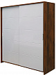 Шкаф для одежды Монако П528.15 Дуб Саттер+Белый глянец