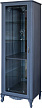 Шкаф с витриной Флорентина 2680-01 голубой агат